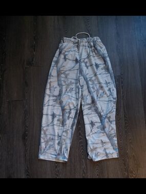 Light Gray and Taupe Camouflage Lounge Pants